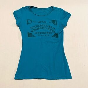 Ouija Board Tshirt Spirit Graphic Fitted Tee Missing Size Tag